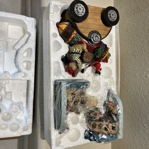 Teddy Bear Bookends & Bank New in Box Hand Painted Pirate Ship Ocean Sea Cannon‎